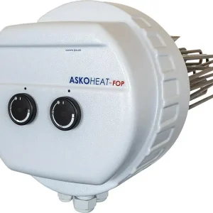 Flanschheizkörper Typ AHFOR-BI-OP, 18,0kW, 400V, stufenlos, Ø 240mm Geprüft