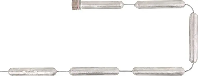 Flexible Magneisum Kettenanode 22/961 6 Glieder, DN20 (3/4") passend für Vaillant Meistverkauft
