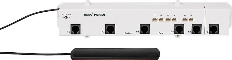 Jetzt Kaufen Funk-Fußbodenheizungsleiste, Hera+ Primus PRO, 6-Port Basismodul