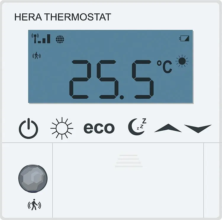 Echt Funk-Raumthermostat Hera Batterieversion