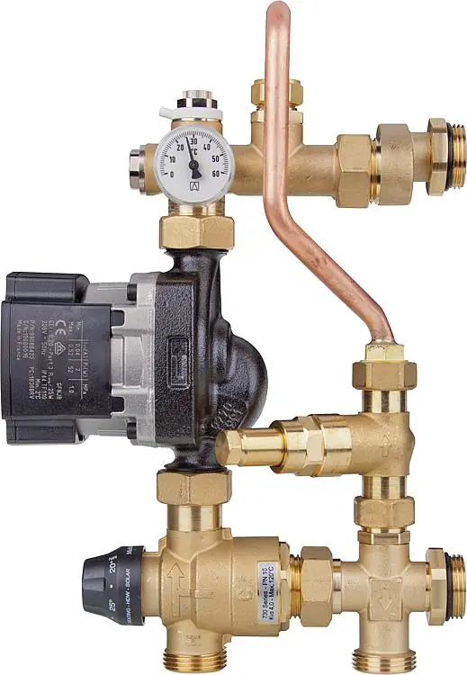 Jetzt Kaufen Fußbodenregeleinheit Easyflow Thermo, 20-45 C Grundfos UPM3 Hybrid 15-70