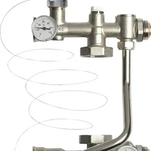 Ausverkauf Fußbodenregeleinheit Technomix, 20-60°C, für 130 mm Pumpen, ohne Bypass