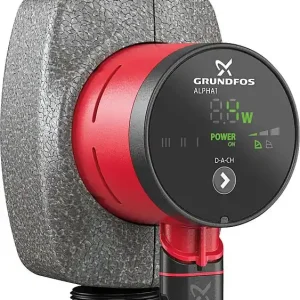 Grundfos Umwälzpumpe Alpha1 25-40, DN25(1"),Baulänge 180mm, PN10, 230V Mega-Angebot