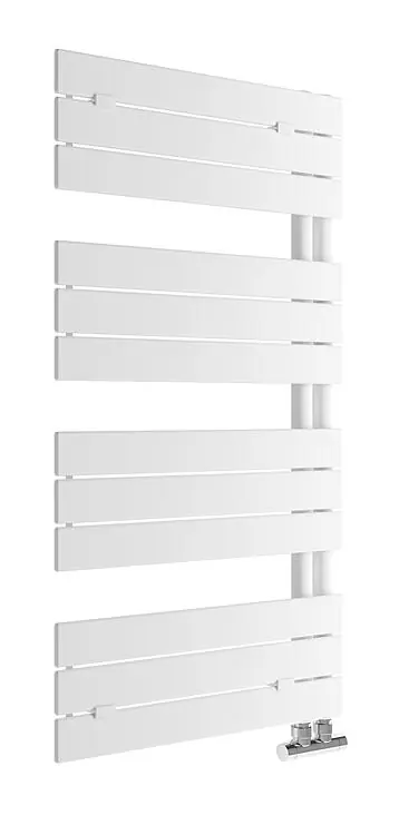 Saisonangebot Handtuchheizkörper Alba 1130 x 500 mm, Farbe Weiß RAL 9016