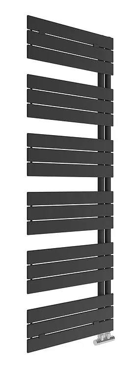 Angebot Handtuchheizkörper Alba 1730 x 600 mm, Farbe Schwarz Matt