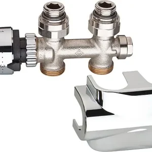 Meistverkauft Heimeier Multilux Ventilset Durchgang,inkl. DesignLine Verkleidung+Thermostatkopf