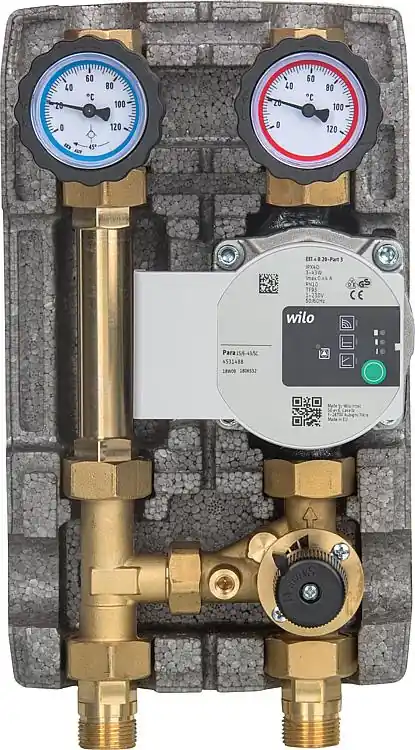 Heizkreisset Easyflow DN20(3/4"), 3-Wege-Mischer, Wilo Para 15/6 SC Schnäppchen