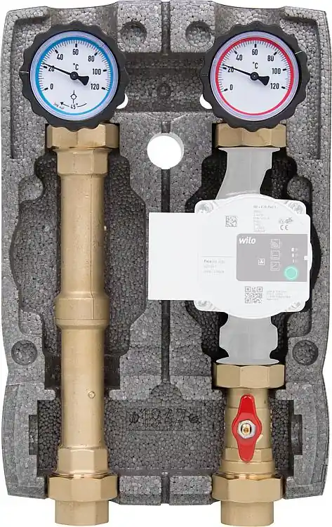 Sofort Bestellen Heizkreisset Easyflow DN25 R1" mit Isolierung ungemischt