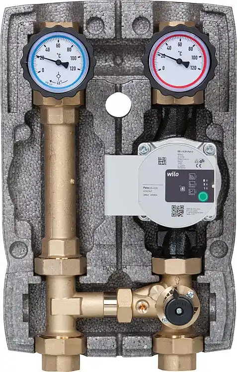Heizkreisset Easyflow DN25(1") 3-Wege-Mischer, Wilo Para 25/6 Schnäppchen