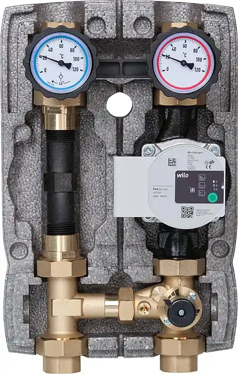 Beliebt Heizkreisset Easyflow DN25(1") 3-Wege-Mischer,WMZ-Strecke, Wilo Para 25/6