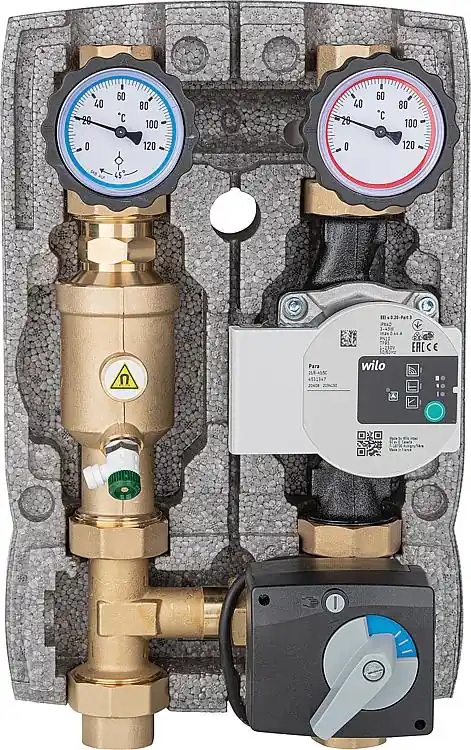 Top-Seller Heizkreisset Easyflow DN25(1") Magnetitabscheider gemischt, Pumpe und Mischermot