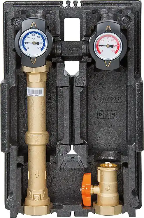 Heizkreisset K31 Heat Bloc DN 25(1") mit Isolierung ohne Pumpe Garantierte Lieferung