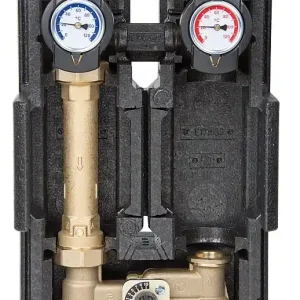 Billig Heizkreisset K32 Heat Bloc DN 25(1") mit 3-Wegemischer ohne Pumpe