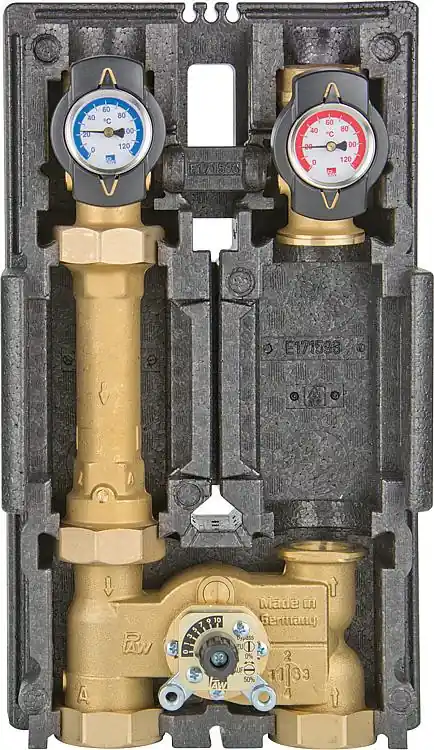 Heizkreisset K34 Heat Bloc DN 32(1 1/4") 3-Wege-Mischer, Bypass 0-50% Top-Angebot