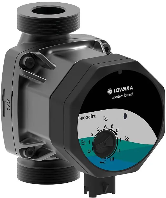 Heizungs-Umwälzpumpe Lowara ecocirc L 25-8, DN25(1"), PN10, 230V, Baulänge 130mm Top-Seller
