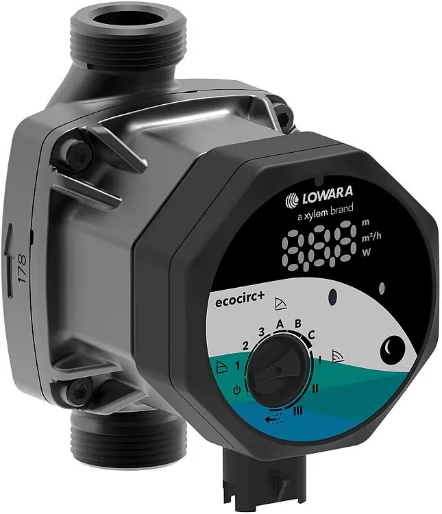 Online Kaufen Heizungs-Umwälzpumpe Lowara ecocirc L+ 15-8, DN15(1/2"), PN10, 230V, Baulänge 130mm