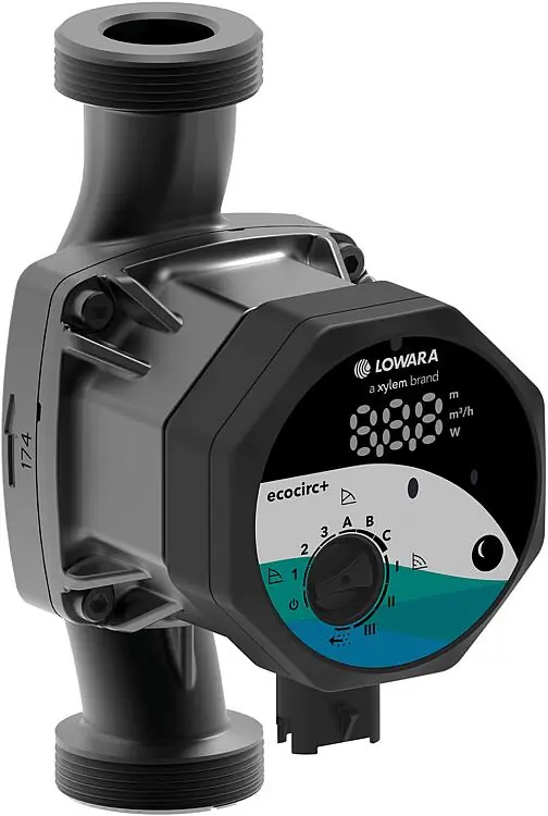 Heizungs-Umwälzpumpe Lowara ecocirc L+ 25-8, DN25(1"), PN10, 230V, Baulänge 180mm Saisonangebot