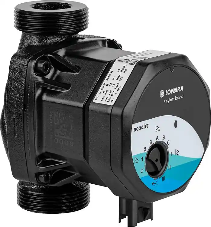 Heizungs-Umwälzpumpe Lowara ecocirc M 25-6, DN25(1"), PN10, 230V, Baulänge 130mm Direkt Vom Hersteller