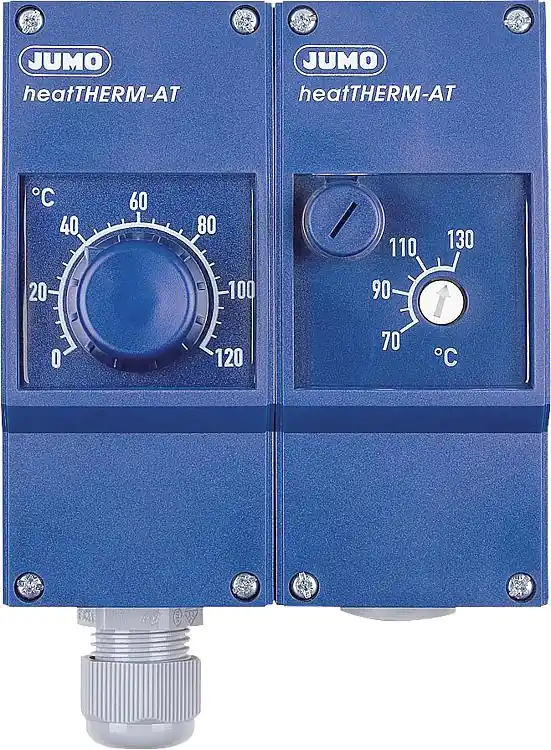 Heißes Angebot Heizungsdoppelthermostat JUMO heatTHERMAT Typ 603070/0170 G 1/2‘‘‘‘ Messing vern