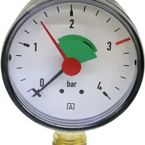 Solange Der Vorrat Reicht Heizungsmanometer radial 63 mm durch, 3/8"