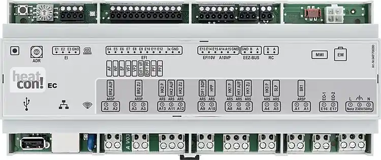 Mega-Angebot Heizungsregelung EBV heatcon EC 1321 Einbaugerät ohne Fühler