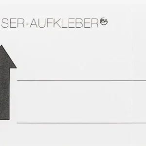 Neu Im Sortiment Hinweisplakette Kaltwasser, 100 x 50 mm, 25 Stück