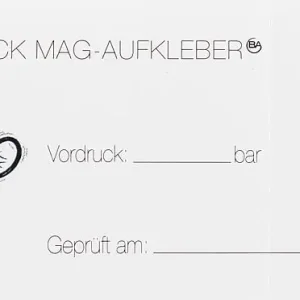 Hinweisplakette Vordruck MAG, 100 x 50 mm, 25 Stück Jetzt Bestellen