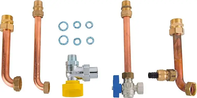 Hydraulik-Anschluss-Set passend für Itaca KC, KB und FORMENTERA Ausführung Eck Geprüft