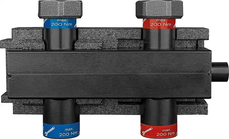 Billig Hydraulische Weiche Evenes W3 M DN32(11/4") IG, 3m³h, 70kW, inkl. Isolierung