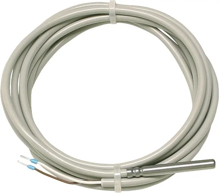 Garantierte Lieferung JUMO-Temperaturfühler PT 100 Messbereich -5...80 C Länge 2500 mm PVC