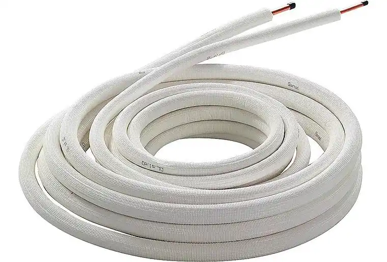 Billig Kältemittelleitung 1/4" VPE 12 m Kupfer wärmegedämmt