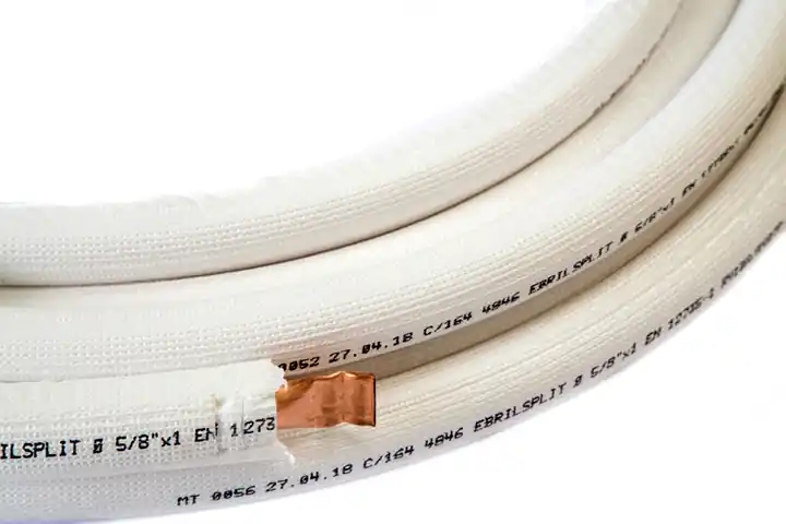 Kältemittelleitung 5/8" VPE 12 m Kupfer wärmegedämmt Geprüft