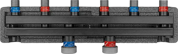 Kesselverteiler Evenes VT 2/3 AG DN 20(3/4"), 2m³/h, 50kW, inkl. Halterung und Isolierung Online Kaufen
