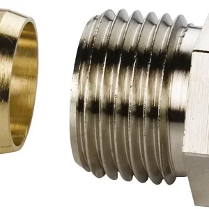 Klemmringverschraubung 1/2"‘x12 vernickelt Direktkauf