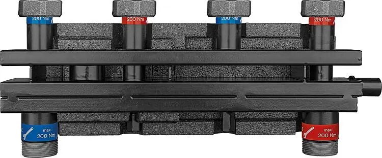 Kombiverteiler Evenes VTW3/2 ÜWM DN40 (11/2"), 3m³/h, 70kW, inkl. Halterung und Isolierung Heißes Angebot