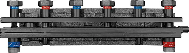 Ausverkauf Kombiverteiler Evenes VTW3/3 ÜWM DN40 (11/2"), 3m³/h, 70kW, inkl. Halterung und Isolierung