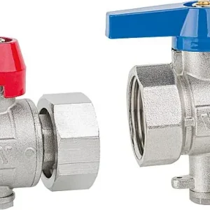 Kugelhahn-Set Watts mit Kapillarrohranschluss DN25 (1") UMx1" IGx1/8" Mi10 Ni Ausverkauf