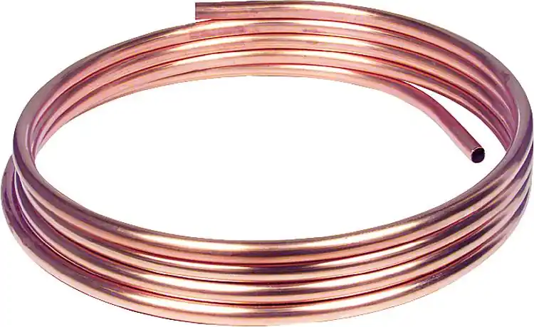 Kupfer-Installationsrohr weich in Ringen a 25 m, 18 x 1,0 mm RAL/DVGW, DIN-EN 10 Top-Preis
