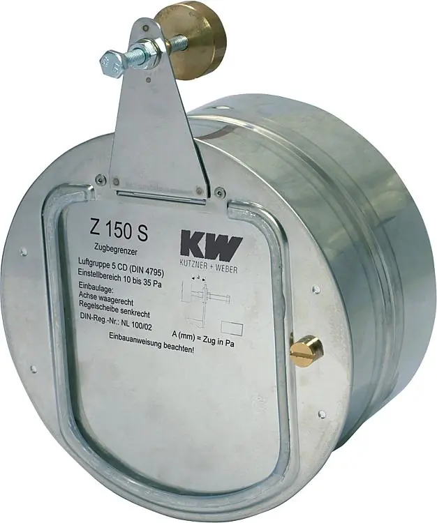 KW-Zugbegrenzer Reglerklappe Z 150 S, ø 150 mm Super-Preis