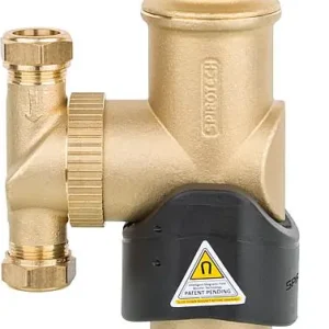 Luft-und Schlammabscheider Spirocombi MB3 mit Magnet, 22mm Klemmanschluss, unive Echt