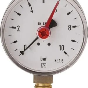 Geprüft Manometer Solar RF 63 D201 Solar 63mm G1/4 B radial 0/10 bar