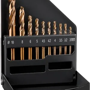 Direkt Vom Hersteller HSS-Co Spiralbohrer-Set ALPEN 10-teilig DIN 1897 PZ extra kurz