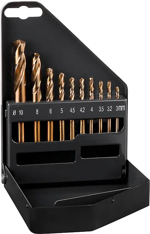 Direkt Vom Hersteller HSS-Co Spiralbohrer-Set ALPEN 10-teilig DIN 1897 PZ extra kurz