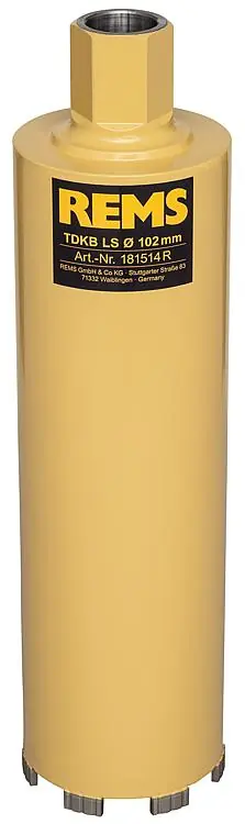 Knallerangebot Kernbohrkrone Rems TDKB LS 102x320xUNC 1 1/4