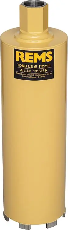 Kernbohrkrone Rems TDKB LS 112x320xUNC 1 1/4 Top-Seller