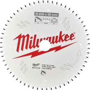 Expressversand Kreissägeblatt Milwaukee Ø 235x30 mm, 60 Z Flachtrapezzahn für Holz