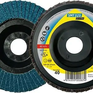 Bestpreis Lamellenschleifteller KLINGSPOR K60, 115 x 22,23 mm gerade