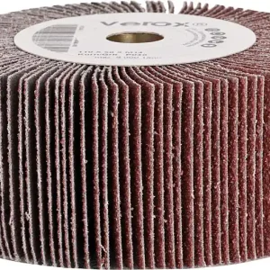Heißes Angebot Lamellenschleifwalze verox® M14 -Innengewinde 110x50xM14 Körnung P 120