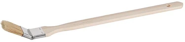 Ma.-Heizkörperpinsel 35 mm Blechzwinge, helle Chinaborste, 3-fach gek. 90 % Tops Top-Preis