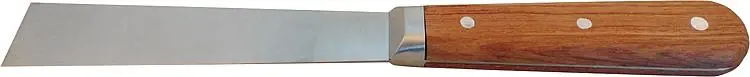 Begrenztes Angebot Malerspachtel 25mm, Haromac durchg., konisches Blatt, INOX, Rosenholz